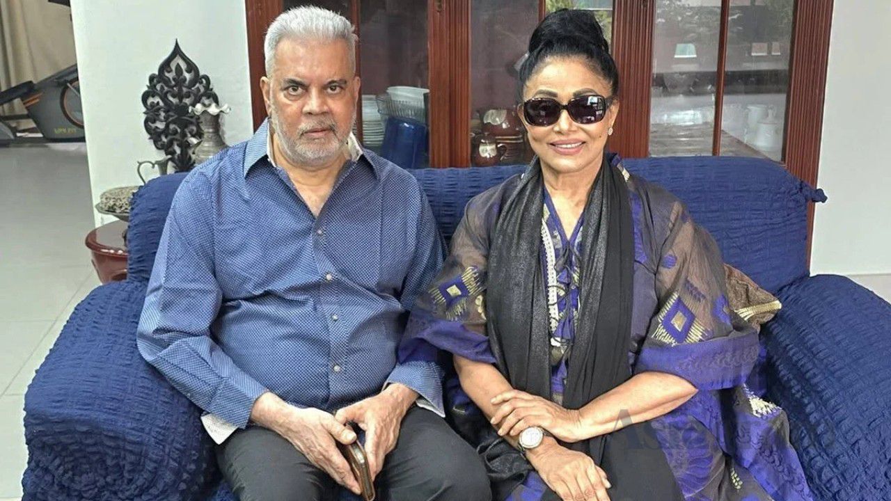 Actress Rozina Visits Ailing Actor Elias Kanchan After His Return Home