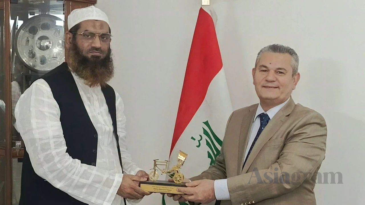 Mamunul Haque meets Iraqi chargé d’affaires