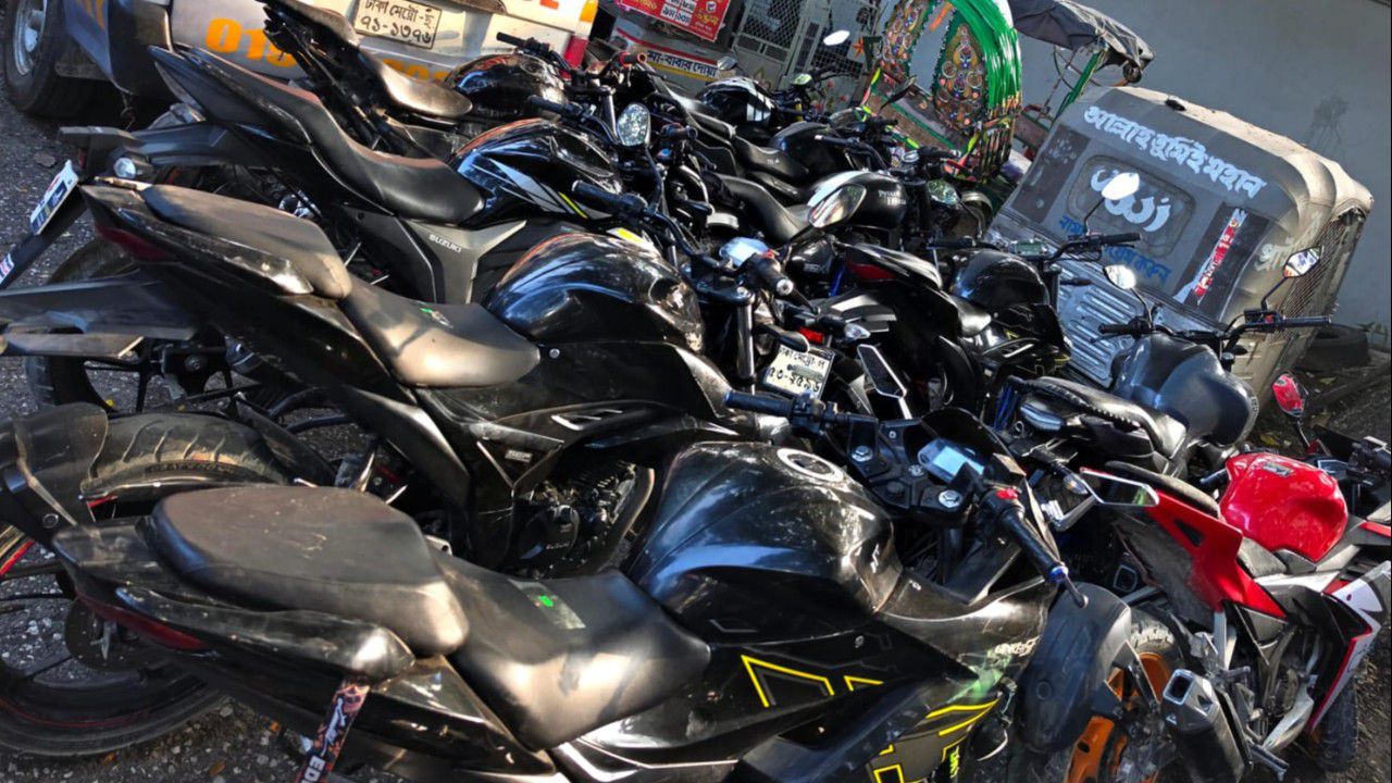 Four arrested with 16 stolen motorcycles in Dhaka, Brahmanbaria raids