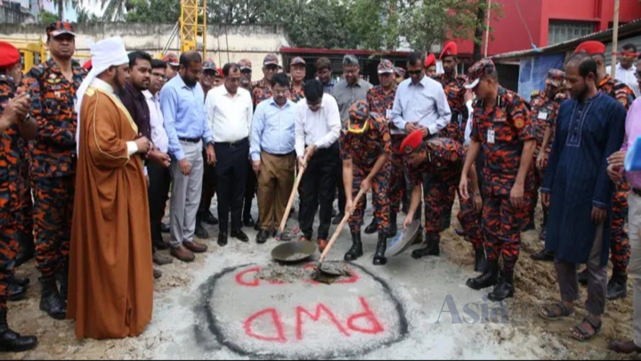 Construction Begins on 12-Storey Residential Building for Fire Service Staff in Mirpur