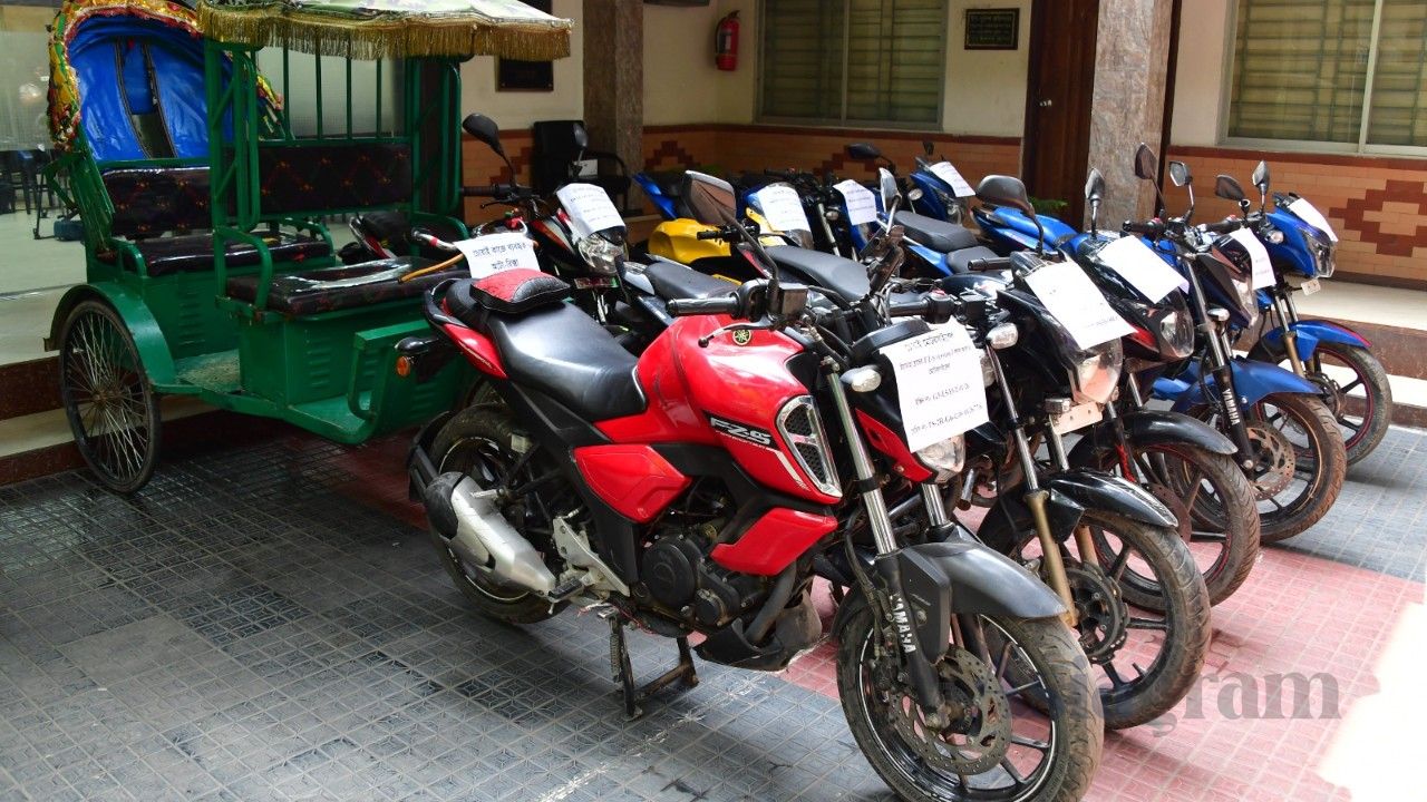 Six arrested over motorcycle thefts in Dhaka, 9 stolen bikes recovered